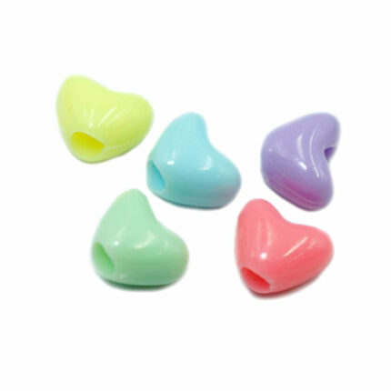 separador de plástico figura de corazón mini
