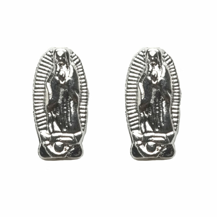 separador de metal figura virgen de Guadalupe