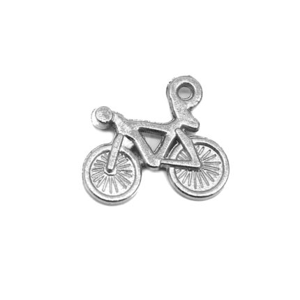 dije de metal figura de bicicleta