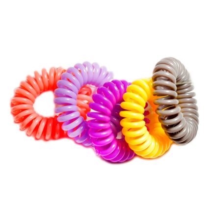 dona para cabello cable de teléfono en colores diferentes