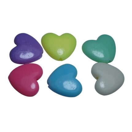 Separador de corazón plano colores pastel